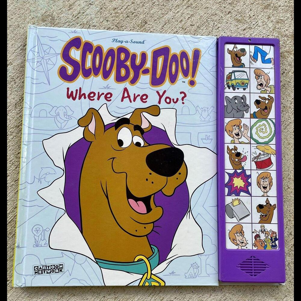 Vintage Scooby Doo Where Are You Play A Sound Interactive Book Cartoon Network